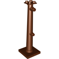Duplo Boat Mast 4 × 4 × 12 Rotbraun