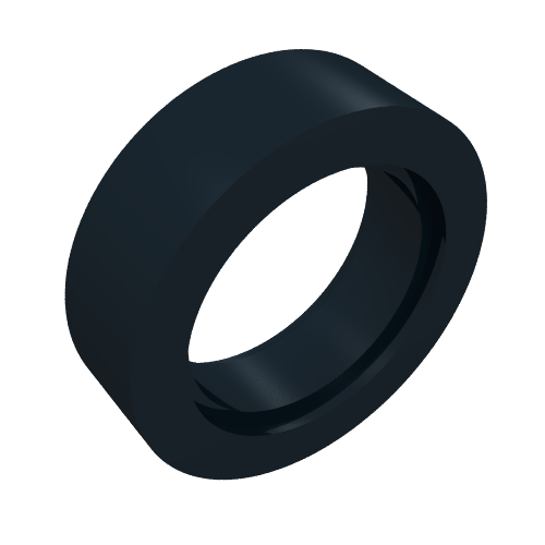 Tyre Smooth Old Style - Small Schwarz
