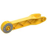 Duplo Crane Arm with Locking Ring and String Drum Holder Yellow
