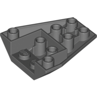 Brick Wedged, Sloped Inverted 4 × 4 Triple [4 Connections between Front Studs]