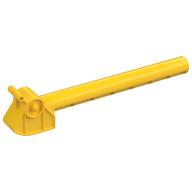 Duplo Train Barrier / Crossing Gate with Lever [Plain] Gelb