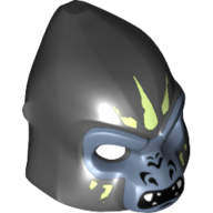 Mask Gorilla with Angry Face Print [Gorzan] Black