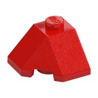 Stein keilförmig, geneigt 45° 2 × 2 Ecke Rot