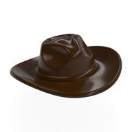 Hat Very Wide Brim, Outback Style [Fedora] Dark Brown
