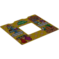 Duplo Backdrop, Wall with Kitchen Interior Print [Keine Farbe/Beliebige Farbe]