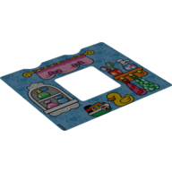 Duplo Backdrop, Wall with Bathroom Interior Print [Keine Farbe/Beliebige Farbe]