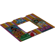 Duplo Backdrop, Wall with Bedroom Interior Print [No Color/Any Color]