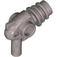 Weapon Gun Ray / Sci Fi - Rounded Heat Diffusers Flat Silver