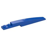 Brick Curved 10 × 1 [Symmetric Inside Ridges] Blue