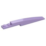 Brick Curved 10 × 1 [Symmetric Inside Ridges] Lavender