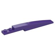Brick Curved 10 × 1 [Symmetric Inside Ridges] Dark Purple