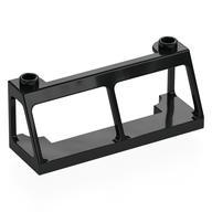 Windscreen 2 × 6 × 2 Train without Glass Black