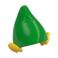 Hat, Elf Ears with Bright Green Hat Print Yellow