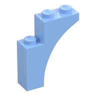 Brick Arch 1 × 3 × 3 [Gothic] Bright Light Blue