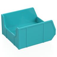 Duplo Dump Truck Bed 4 × 4 × 2 (Tipper) Mittelazur