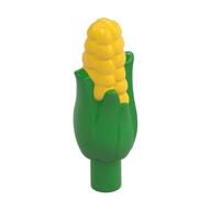 Plant, Corn on the Cob / Sweetcorn with Bright Yellow Corn Pattern Hellgrün