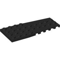 Wedge Plate 4 × 9 with Stud Notches Schwarz