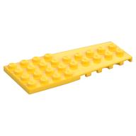 Wedge Plate 4 × 9 with Stud Notches Gelb