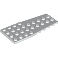 Wedge Plate 4 × 9 with Stud Notches White