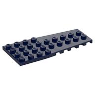 Wedge Plate 4 × 9 with Stud Notches Dunkelblau
