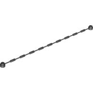 String with End Studs and Minifig Grips 21L Schwarz