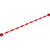 String with End Studs and Minifig Grips 21L Rot