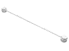 String with End Studs 11L Overall Weiß