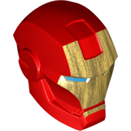 Large Figure Head Iron Man Print Rot