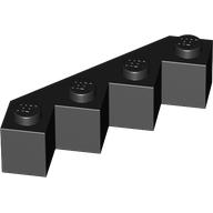 Brick Wedged 4 × 4 Facet Black