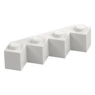 Brick Wedged 4 × 4 Facet White