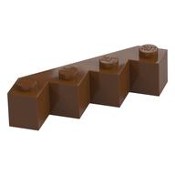 Brick Wedged 4 × 4 Facet Rotbraun