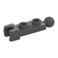 Plate Special 1 × 2 with 5.9mm Towball Socket and Towball