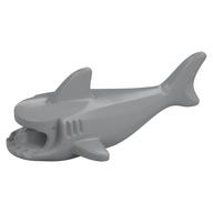 Animal Body Part, Shark Body with Three Gill Slits Light Bluish Gray