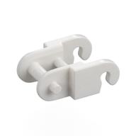 Technic Link, Reinforced, with Beveled Edge White