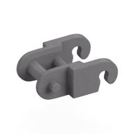 Technic Link, Reinforced, with Beveled Edge Flat Silver