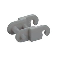 Technic Link, Reinforced, with Beveled Edge Hellblaugrau