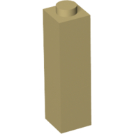 Brick 1 × 1 × 3 Tan