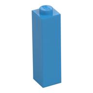 Stein 1 × 1 × 3 Dunkelazur