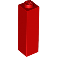 Brick 1 × 1 × 3 Red