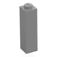 Stein 1 × 1 × 3 Hellblaugrau