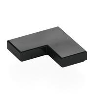 Tile 2 × 2 Corner Black