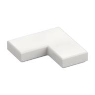 Fliese 2 × 2 Ecke Weiß