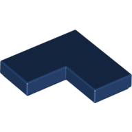 Tile 2 × 2 Corner Dark Blue