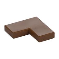 Fliese 2 × 2 Ecke Rotbraun
