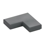 Tile 2 × 2 Corner Dark Bluish Gray
