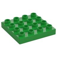Duplo Platte 4 × 4 Hellgrün