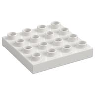 Duplo Platte 4 × 4 Weiß