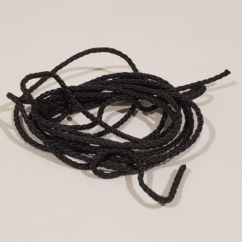 String Cord Medium Thickness 125cm Black