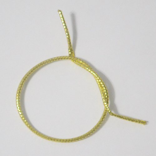 String Cord Medium Thickness 21.6cm / 27L Metallic-Gold