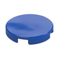 Tile Round 2 × 2 with Bottom Stud Holder Blau